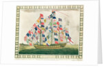 A King's Ship dressed with the colours of different nations, 6th October 1794 by English School