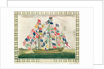 A King's Ship dressed with the colours of different nations, 6th October 1794 by English School