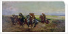 Polish Lancers attacking Russians, 1920 by Leonard Winterowski