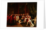 Queen Anne and the Knights of Garter, c.1725 by Pierre Angelis or Angillis