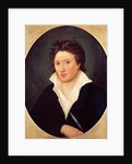 Portrait of Percy Bysshe Shelley, 1819 by Amelia Curran
