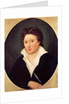 Portrait of Percy Bysshe Shelley, 1819 by Amelia Curran
