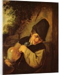 A Peasant Holding a Jug and a Pipe, c.1650-55 by Adriaen Jansz. van Ostade