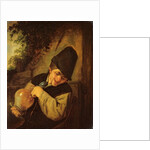 A Peasant Holding a Jug and a Pipe, c.1650-55 by Adriaen Jansz. van Ostade