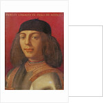 Portrait of Piero di Lorenzo de Medici by Agnolo di Cosimo Bronzino