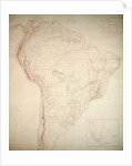 Outlines of the Physical and Political divisions of South America, 1810 by Aaron Arrowsmith