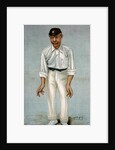 Bobby, caricature of the cricketer Robert Abel, published 5th June 1902 in Vanity Fair by Leslie Matthew Ward