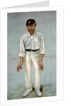 Bobby, caricature of the cricketer Robert Abel, published 5th June 1902 in Vanity Fair by Leslie Matthew Ward
