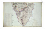 Map of Southern India, 1816 by English School