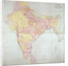 Map of India, 1865 by English School