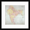Map of India, 1865 by English School