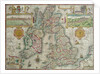 Map of the Kingdom of Great Britain and Ireland, 1610 by Jodocus Hondius