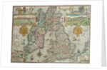 Map of the Kingdom of Great Britain and Ireland, 1610 by Jodocus Hondius