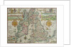 Map of the Kingdom of Great Britain and Ireland, 1610 by Jodocus Hondius