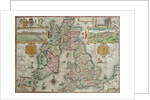 Map of the Kingdom of Great Britain and Ireland, 1610 by Jodocus Hondius