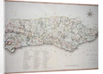 Map of Sussex, 26th March 1805 by John Cary