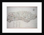 Map of Sussex, 26th March 1805 by John Cary