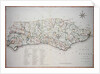 Map of Sussex, 26th March 1805 by John Cary
