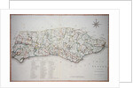 Map of Sussex, 26th March 1805 by John Cary