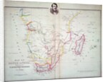 Map of South Africa illustrating Dr. Livingstone's discoveries by School English
