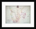 Map of South Africa illustrating Dr. Livingstone's discoveries by School English