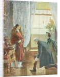 Princess Victoria receiving the news of her Accession to the Throne, 21st June 1837 by English School