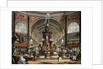 Interior of the Crystal Palace by English School
