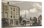 Entrance to London at Shoreditch Church, 1810 by Robert Blemell Schnebbelie