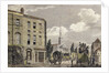 Entrance to London at Shoreditch Church, 1810 by Robert Blemell Schnebbelie