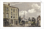 Entrance to London at Shoreditch Church, 1810 by Robert Blemell Schnebbelie
