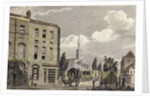 Entrance to London at Shoreditch Church, 1810 by Robert Blemell Schnebbelie