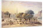 View of Islington Pound, 1850 by Thomas Hosmer Shepherd
