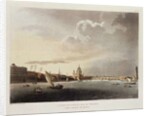 A View of London from the Thames, 1809 by T. & Pugin A.C. (1762-1832) (after) Rowlandson
