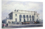 The South-Western Railway Station at Nine Elms Vauxhall, 1856 by Thomas Hosmer Shepherd
