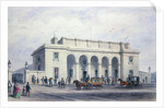 The South-Western Railway Station at Nine Elms Vauxhall, 1856 by Thomas Hosmer Shepherd