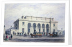 The South-Western Railway Station at Nine Elms Vauxhall, 1856 by Thomas Hosmer Shepherd