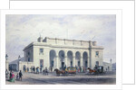 The South-Western Railway Station at Nine Elms Vauxhall, 1856 by Thomas Hosmer Shepherd