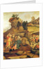 Moses brings forth water out of the rock, c.1500 by Filippo (and workshop) Lippi