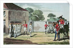 Soldiers Drilling, 1807 by John Augustus Atkinson