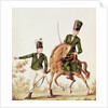 Man and Huzzar of the Queen's Rangers by School English