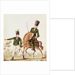 Man and Huzzar of the Queen's Rangers by School English