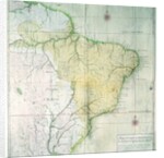 Map of Brazil, 1749 by Portuguese School