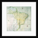 Map of Brazil, 1749 by Portuguese School