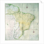 Map of Brazil, 1749 by Portuguese School