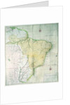 Map of Brazil, 1749 by Portuguese School