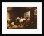 Inside a Stable by George Morland