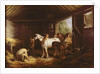Inside a Stable by George Morland