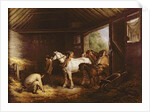 Inside a Stable by George Morland