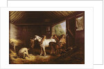 Inside a Stable by George Morland