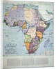 Map of Africa showing Treaty Boundaries, 1891 by English School